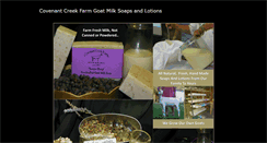 Desktop Screenshot of covenantcreekgoatmilksoap.com